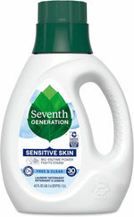 Seventh Generation Liquid Laundry Detergent, Free & Clear, 30 Loads, USDA Certified 97% Biobased, 45 Fl Oz