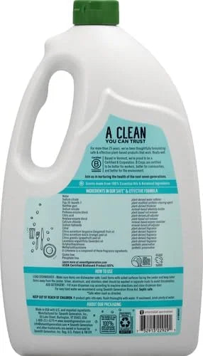 Seventh Generation Ultra Power Plus Auto Dish Gel, Fresh Citrus Scent, 65 Ounce (Pack of 2)